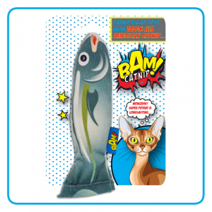 英國BAM! 特濃貓草玩具-小魚