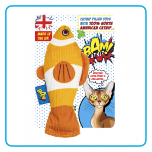英國BAM! 特濃貓草玩具-小丑魚